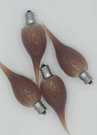 4pk Rustic Dipped Filament Silicone Light Bulbs