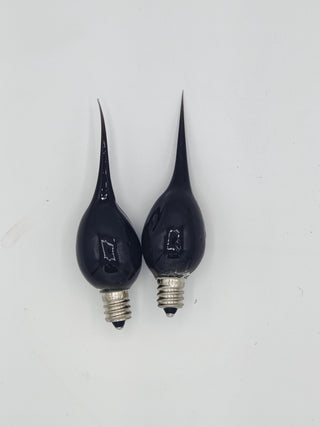 2pk Black Dipped LED Silicone Light Bulbs