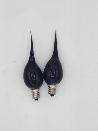 2pk Black Dipped 40k Hour LED Silicone Light Bulbs