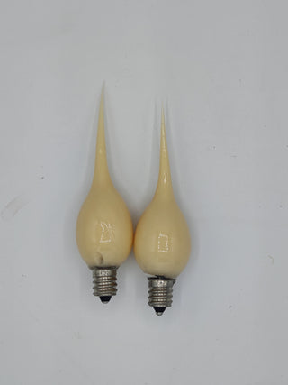 2pk Pearl Dipped LED Silicone Light Bulbs