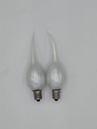 2pk Silver Dipped LED Silicone Light Bulbs