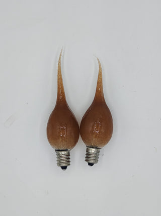2pk Rustic Dipped LED Silicone Light Bulbs