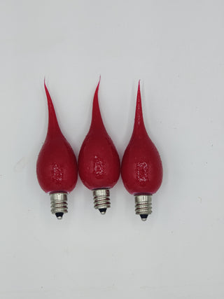 3pk Cranberry Scented Filament Silicone Light Bulbs