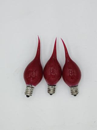 3pk Cranberry Scented Incandescent Silicone Light Bulbs