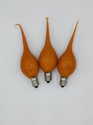 3pk Pumpkin Spice Scented Incandescent Silicone Light Bulbs