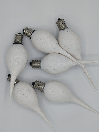 6pk Cream Dipped Incandescent Silicone Light Bulbs