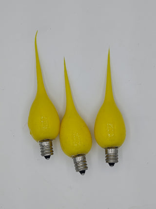 3pk Lemon Scented Filament Silicone Light Bulbs
