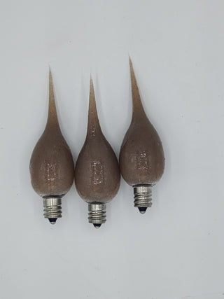 3pk Banana Nut Bread Scented Filament Silicone Light Bulbs