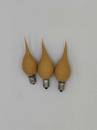 3pk Butterscotch Scented Filament Silicone Light Bulbs