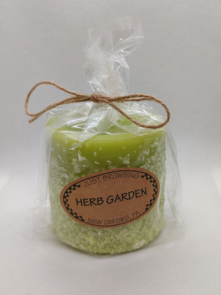 Herb Garden 3x3 Pillar Candle