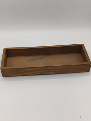 Large 2 Candle Wooden Tray