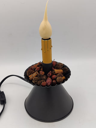 Large Candle Stick with Potpourri Holder