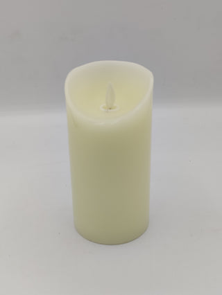 LED 3x6 Flicker Flame Timed Candle - Ivory