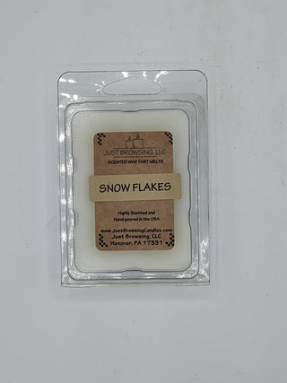 Snowflakes Wax Clamshell Tart