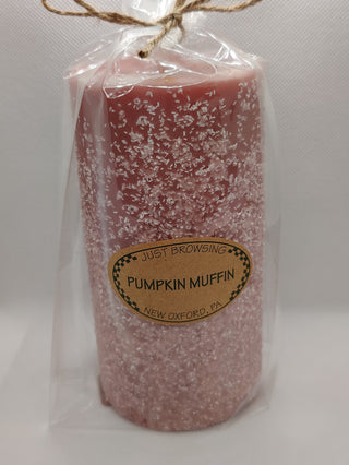Pumpkin Muffin 3x6 Pillar Candle