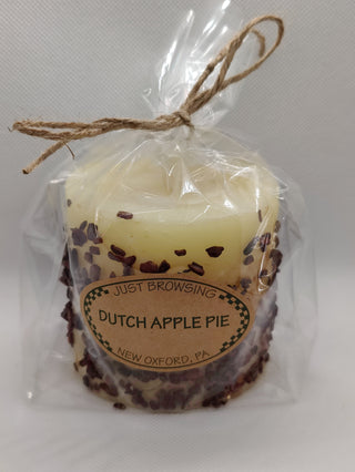 Dutch Apple Pie 3x3 Pillar Candle