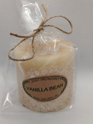 Vanilla Bean 3x3 Pillar Candle