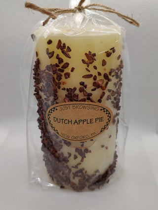 Dutch Apple Pie 3x6 Pillar Candle