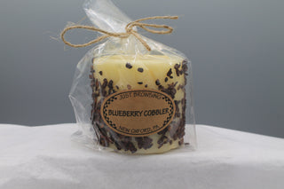 Blueberry Cobbler 3x3 Pillar Candle