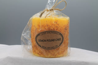 Lemon Pound Cake 3x3 Pillar Candle