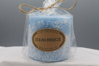 Ocean Breeze 3x3 Pillar Candle