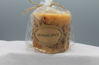 Orange Spice 3x3 Pillar Candle