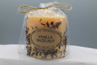 Vanilla Hazelnut 3x3 Pillar Candle