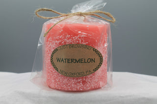 Watermelon 3x3 Pillar Candle