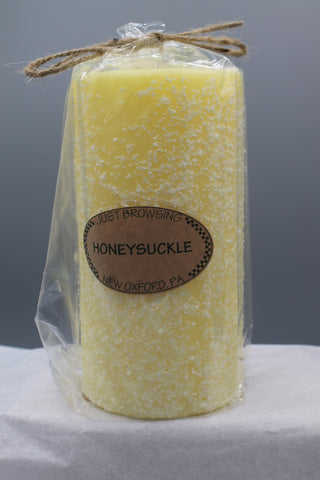 Honeysuckle 3x6 Pillar Candle