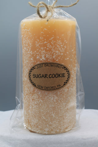 Sugar Cookie 3x6 Pillar Candle
