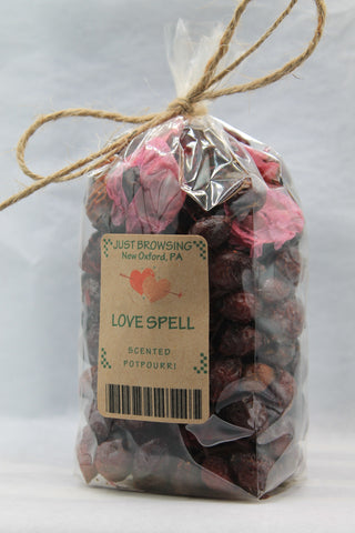 Love Spell Potpourri Extra Small 2 cup bag