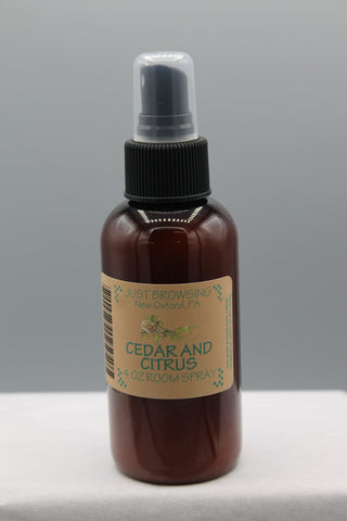 Cedar and Citrus Room Spray, 4oz