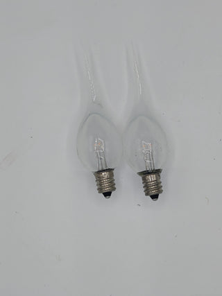 2pk Clear Dipped LED Silicone Light Bulbs