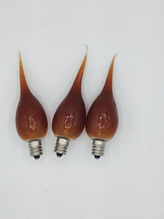 3pk Cinnamon Stick Scented Filament Silicone Light Bulbs