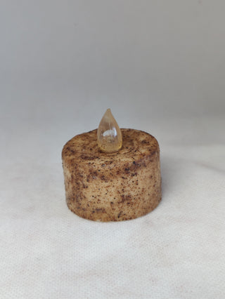 LED Large Timer Tealight 1.5 Inch - Rustic