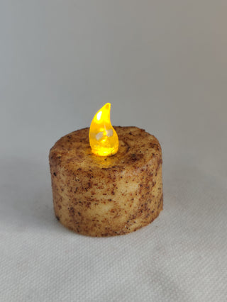 LED Large Timer Tealight 1.5 Inch - Rustic