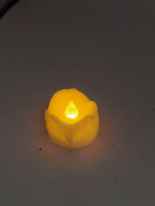 LED Mini Drip Timer Tealight 1.25 Inch - Ivory