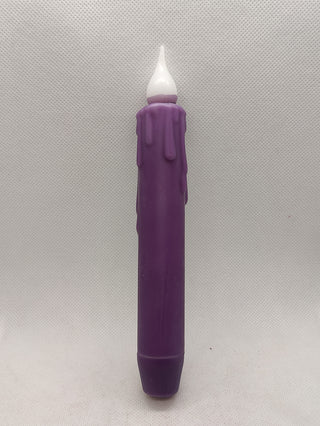 6 Inch LED Timer Taper Candle - Violet