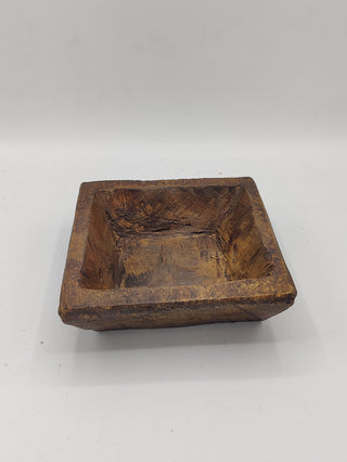 Wood Dough Bowl - Small Square