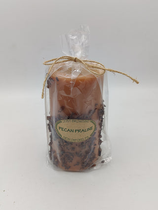 Pecan Praline 3x6 Pillar Candle